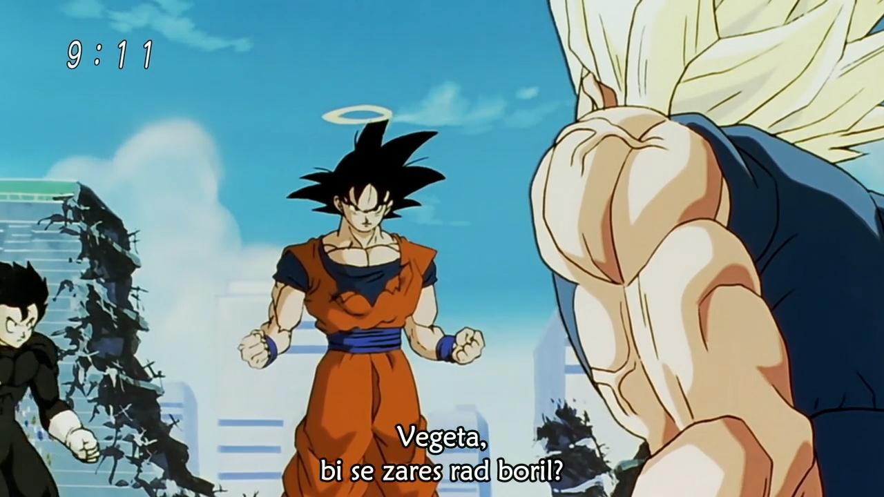 Jaz sem najmočnejši! Udar: Goku proti Vegeti.